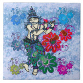 Krishna Rising Fliese (Vorderseite)