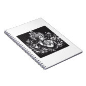 Krishna Schwarzweiß Notizblock (Rechte Seite)