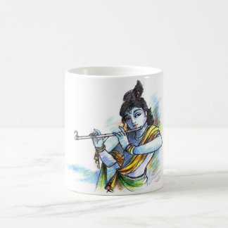 Krishna Skizze Kaffeetasse