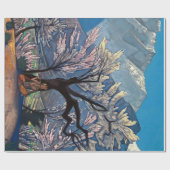 “Krishna - Spring in Kulu” by Nicholas Roerich Geschenkpapier (Flach)