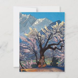 "Krishna - Spring in Kulu" von Nicholas Roerich Postkarte