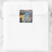Krishna Sticker- Quadratischer Aufkleber (Tasche)