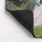 Krishna u. Radha bunte Mausunterlage Mousepad (Ecke)