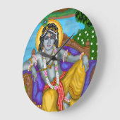 Krishna-Uhr Große Wanduhr (Winkel)