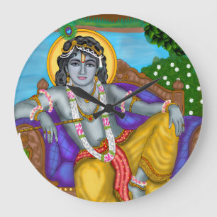 Krishna-Uhr Große Wanduhr