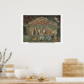 Krishna und der Berg Govardhan von Shahadin Poster (Küche)