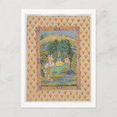 Krishna und die Gopis (Gouache auf Papier) Postkarte (Vorderseite)