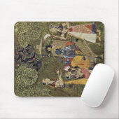 Krishna und die Mädchen durch Indischer Maler Um Mousepad (Mit Mouse)