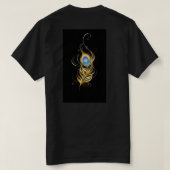 Krishna und Pankh Design T - Shirt für Männer (Design Rückseite)