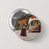 Krishna und Radha in einem Pavillon durch Nihâl Button (Vorne & Hinten)