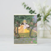 Krishna und Radha Postkarte (Stehend Vorderseite)