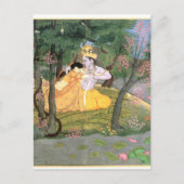 Krishna und Radha Postkarte (Vorderseite)