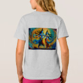Krishna und Radha T-Shirt (Rückseite)