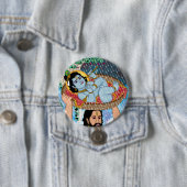 Krishna & Vasudeva Knopf Button (Beispiel)