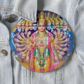 Krishna Vishvarupa Knopf Button (Beispiel)