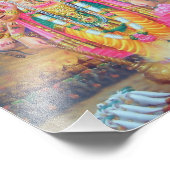 Krishna Vishvarupa Print (8" x 10") Fotodruck (Ecke)