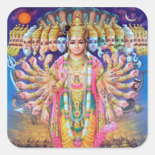 Krishna Vishvarupa Stickers