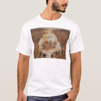 Krishna weist Arjuna an T-Shirt