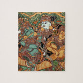 KRISHNA, WELCHES DIE FLÖTE SPIELT PUZZLE (Vertikal)