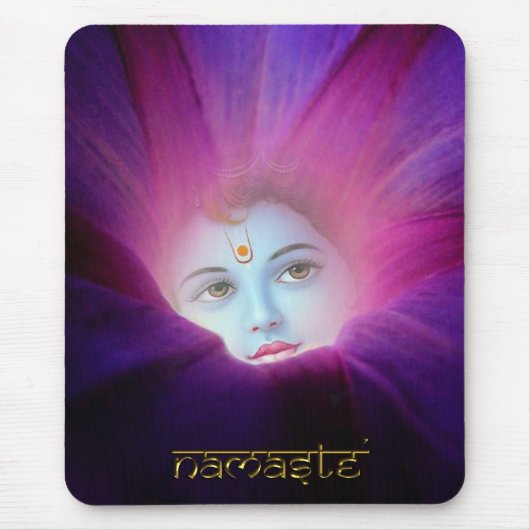 Krishna Winden-Mausunterlage Mousepad (Vorne)