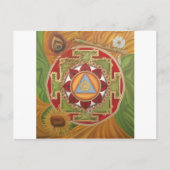 Krishna Yantra Postkarte (Vorderseite)