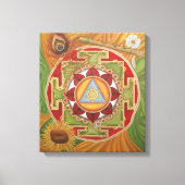 Krishna Yantra Print Leinwanddruck (Vorderseite)