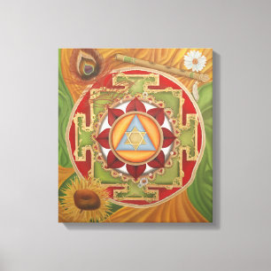 Krishna Yantra Print Leinwanddruck