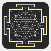 Krishna yantra Sticker (Vorderseite)