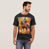 "Krishna's Aura: Heilige Designs für moderne Soule T-Shirt (Vorne ganz)