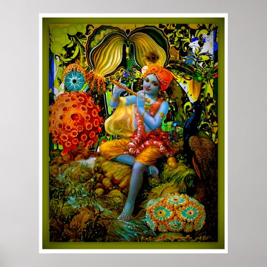 Krishna's Flute Poster (Vorne)