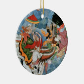 Krishnas Kampf mit INDRA, c.1590 Keramik Ornament (Rechts)