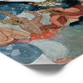 Krishnas Kampf mit Indra, c.1590 Poster (Ecke)