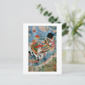 Krishnas Kampf mit Indra, c.1590 Postkarte (Stehend Vorderseite)