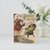 Kriss- Kringlegeschichten von Sankt Feiertagspostkarte (Stehend Vorderseite)