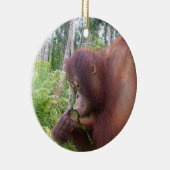 Krista Orang-Utan in Borneo Keramikornament (Rechts)