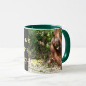 Krista Orangutan rettete die Orang-Utans Tasse (VorderseiteRechts)