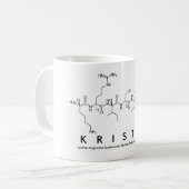 Kristal Peptidname Tasse (Vorderseite Links)