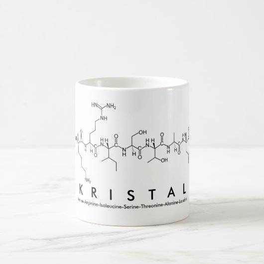 Kristal Peptidname Tasse (Mittel)