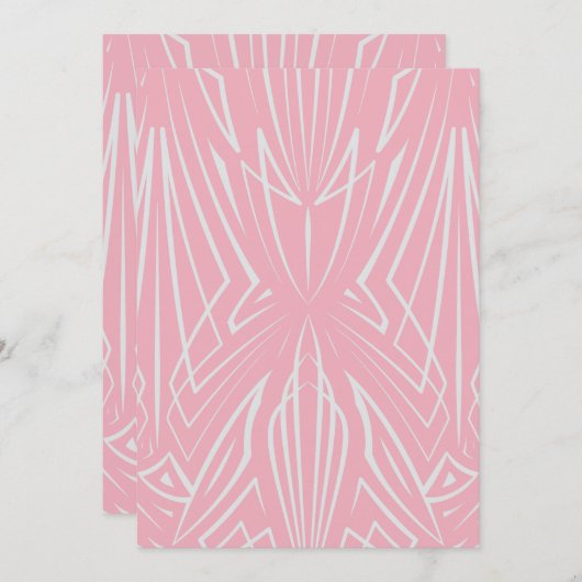 Kristall 5 dankeskarte (Vorne/Hinten)