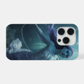 Kristall-Alien-Frau Fantasy – Unterwasser-Sci-Fi iPhone Hülle (Rückseite (Horizontal))