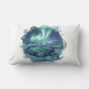 Kristall-Aurora-Tundra Lendenkissen