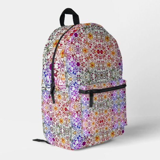 Kristall Bedruckter Rucksack (Rückseitige Ecke links)