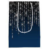 Kristall Bling Birthday Mittlere Geschenktüte (Rückseite)