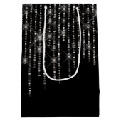 Kristall Bling Birthday Mittlere Geschenktüte (Rückseite)