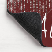 Kristall Bling mit Name Mouse Pad Mousepad (Ecke)