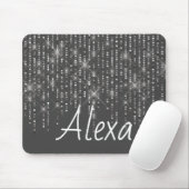 Kristall Bling mit Name Mouse Pad Mousepad (Mit Mouse)