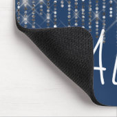 Kristall Bling mit Name Mouse Pad Mousepad (Ecke)