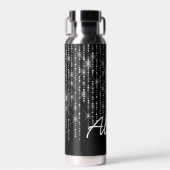 Kristall Bling mit Namen Trinkflasche (Vorne)