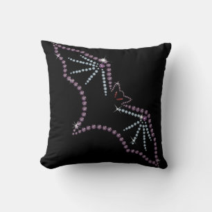 Kristall Crystal Jewel Bat Pillow Design Kissen