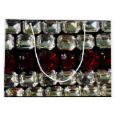 Kristall, Diamanten, Schmuck, Edelstein, Rubine Große Geschenktüte (Rückseite)